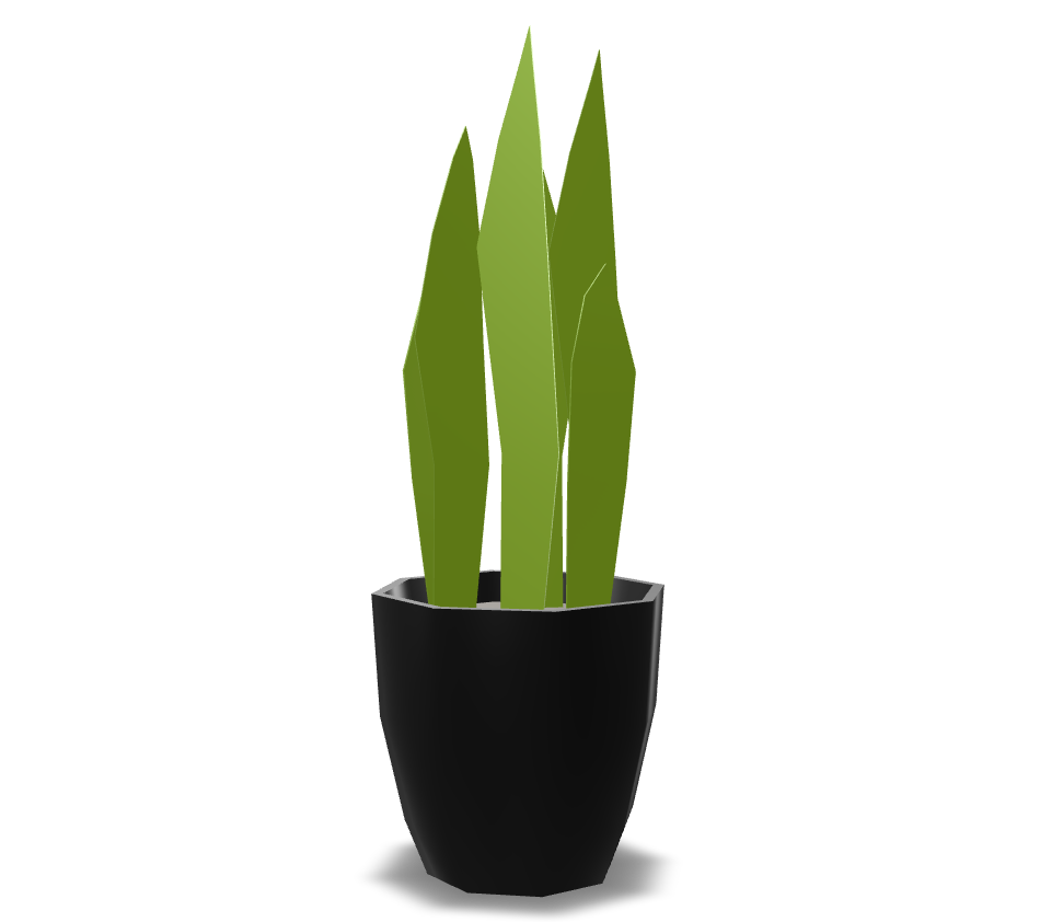 Houseplant 2 Low Poly