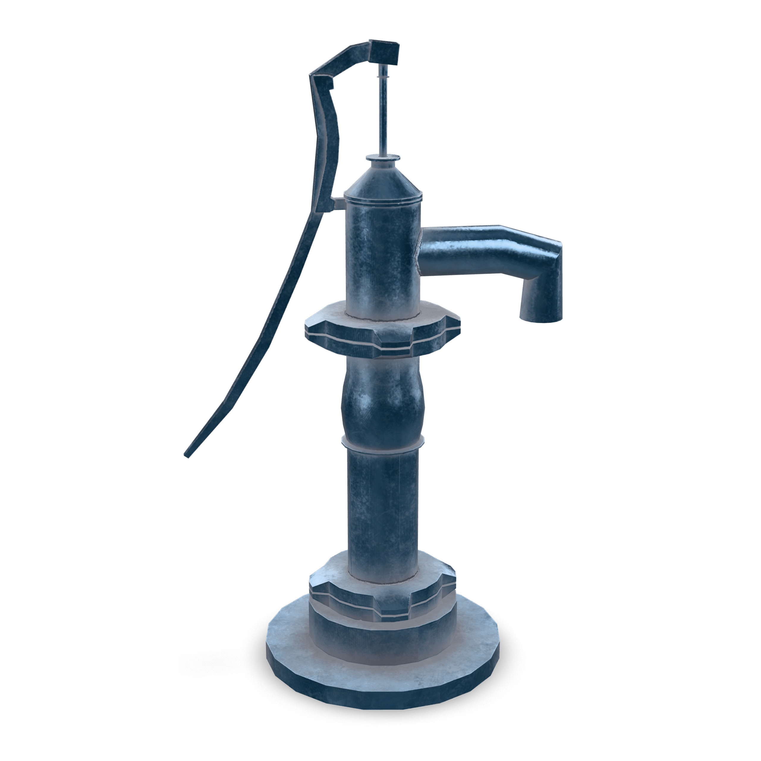 Old Water Pump 3D Model