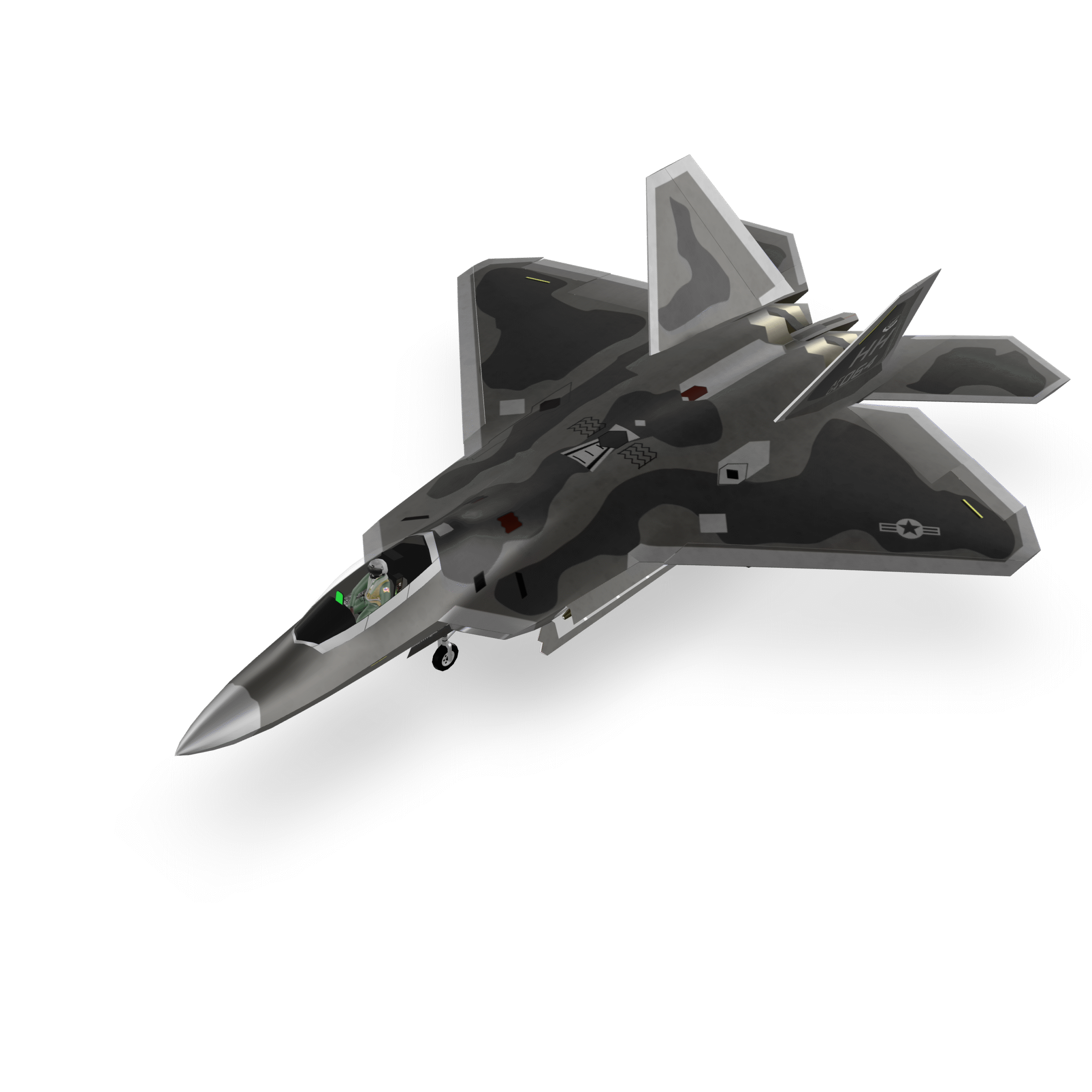 F-22 Raptor Jet 3D Model