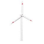 Wind Turbine Model 3D Model