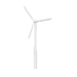 Mini Wind Turbine 3D Model