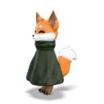 Cozy Fox Character 3D Model