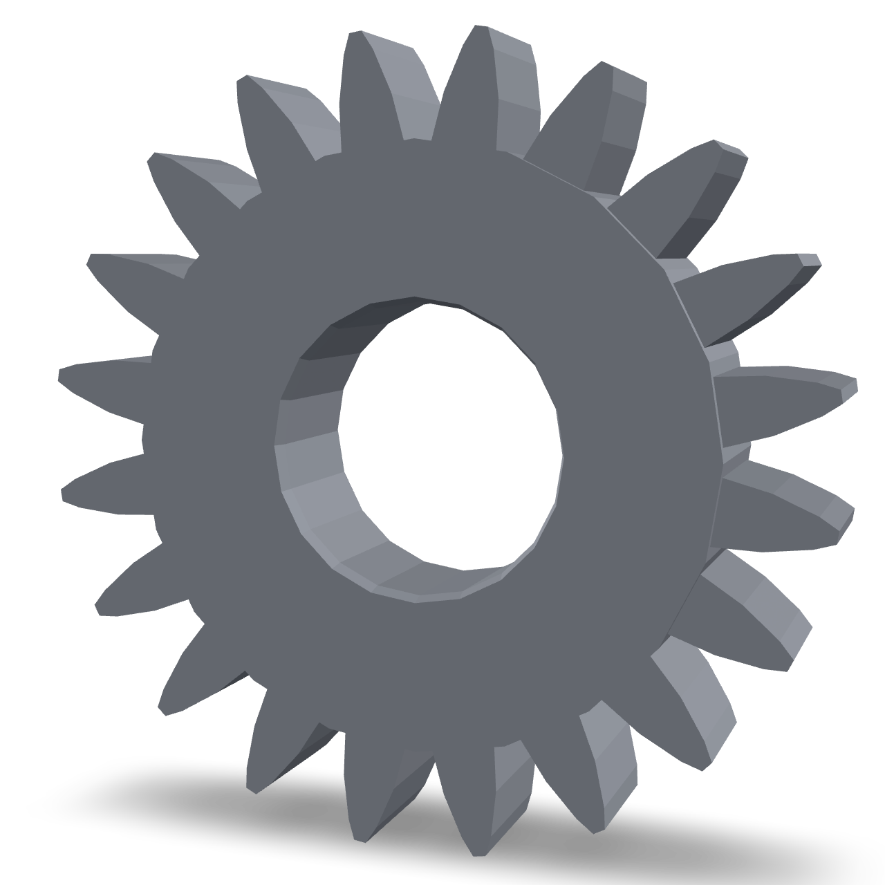 Simple Gear Model 3D Model