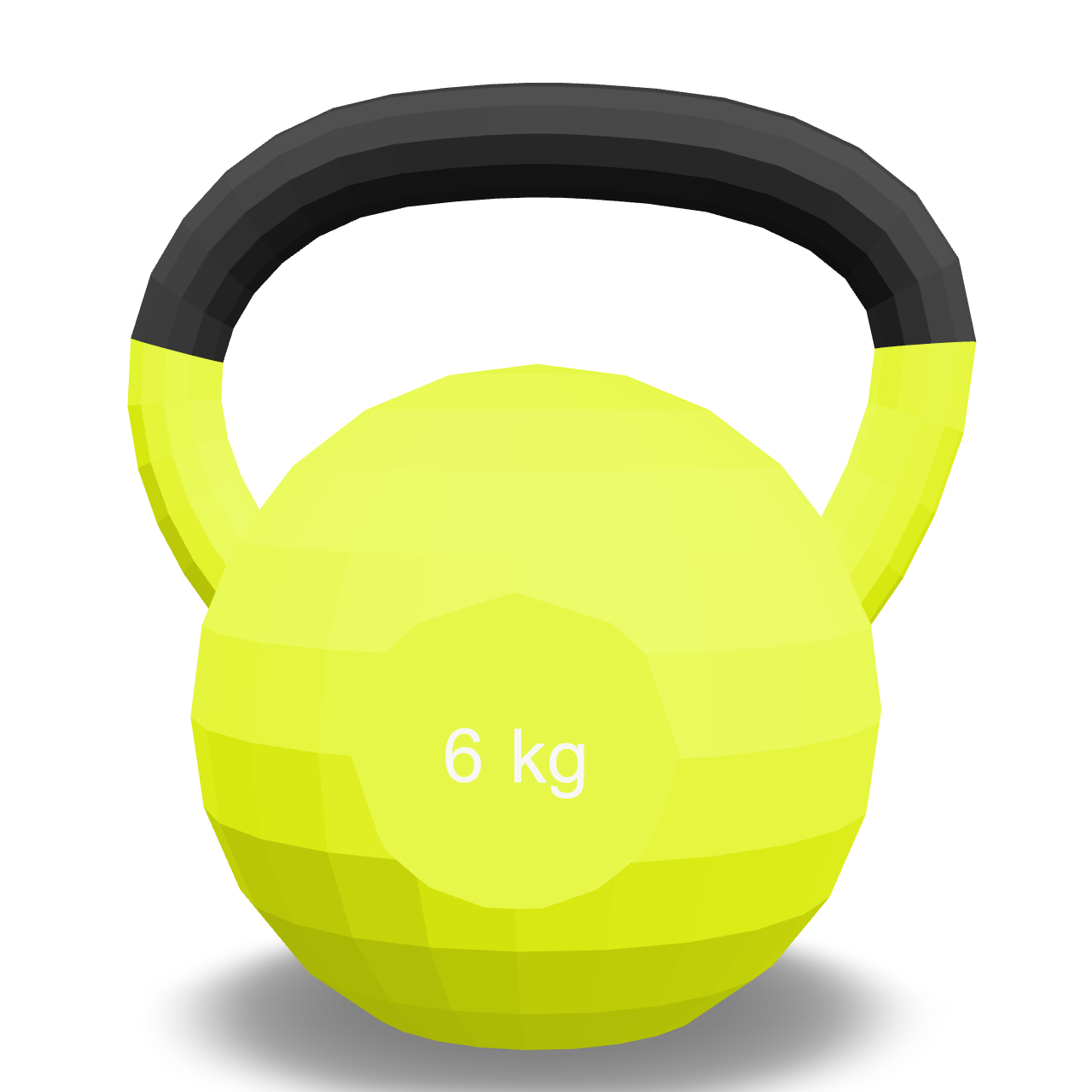 Stylized Kettlebell 6kg 3D Model
