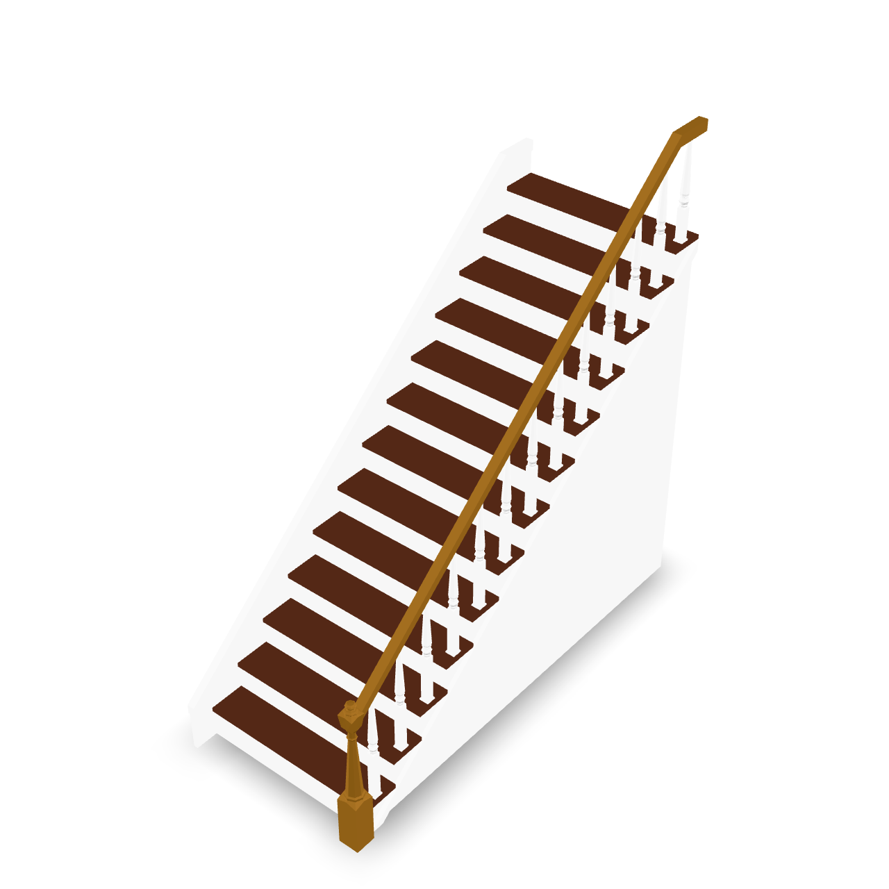 Simple Staircase Model 3D Model