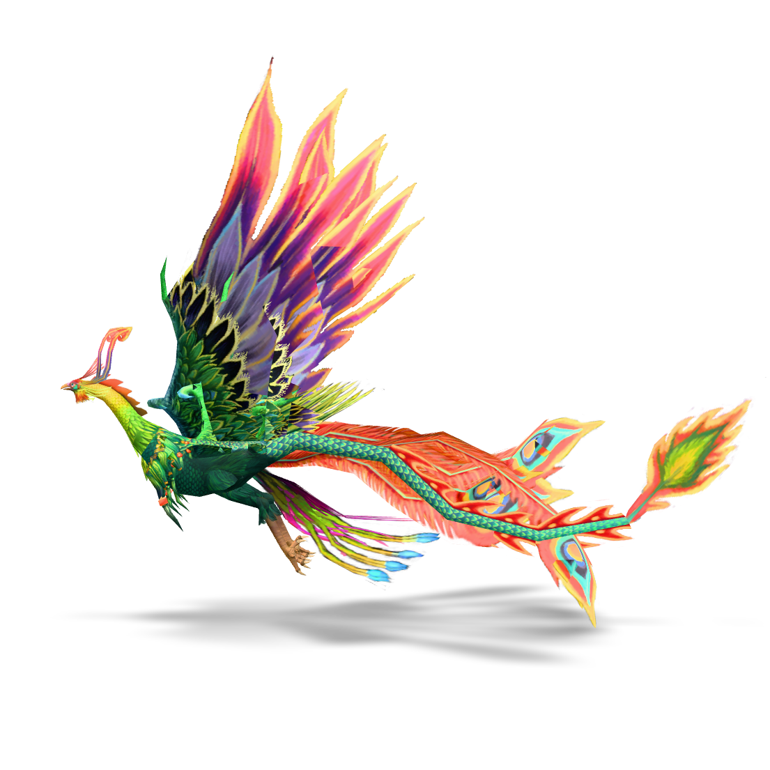 Mythical Phoenix Bird 3D Model