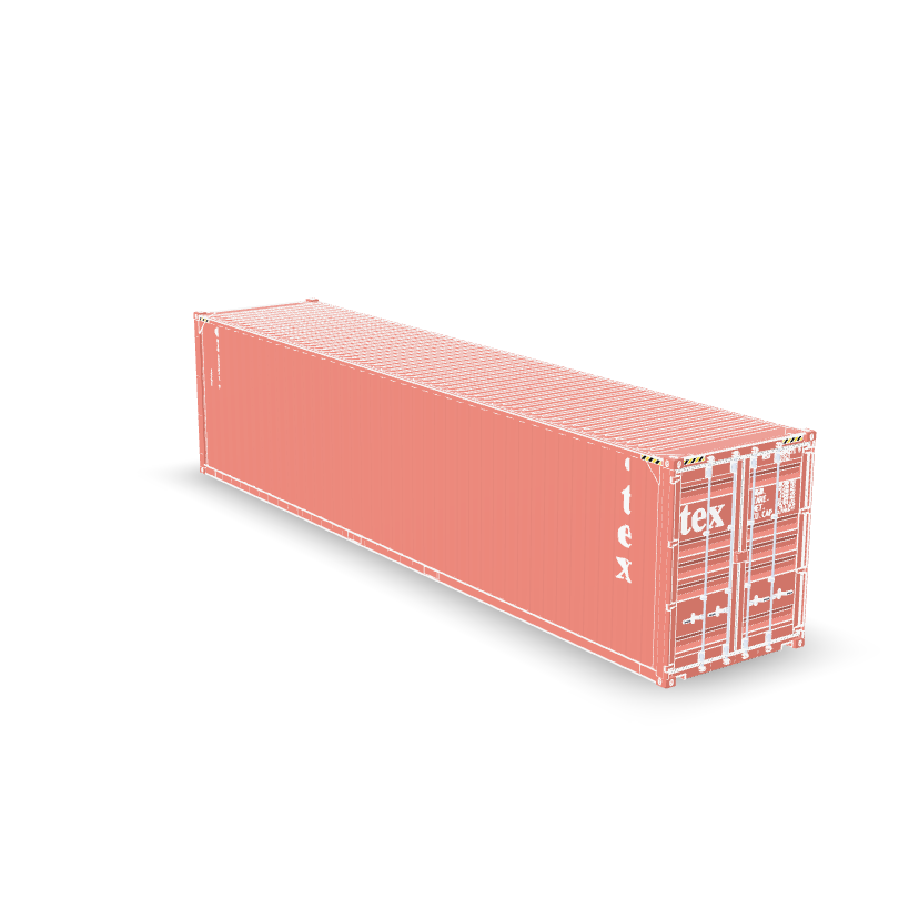 Shipping Container Standard 3D Model