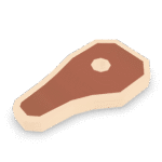 Low Poly Steak 3D Model