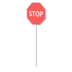 Simple Stop Sign 3D Model