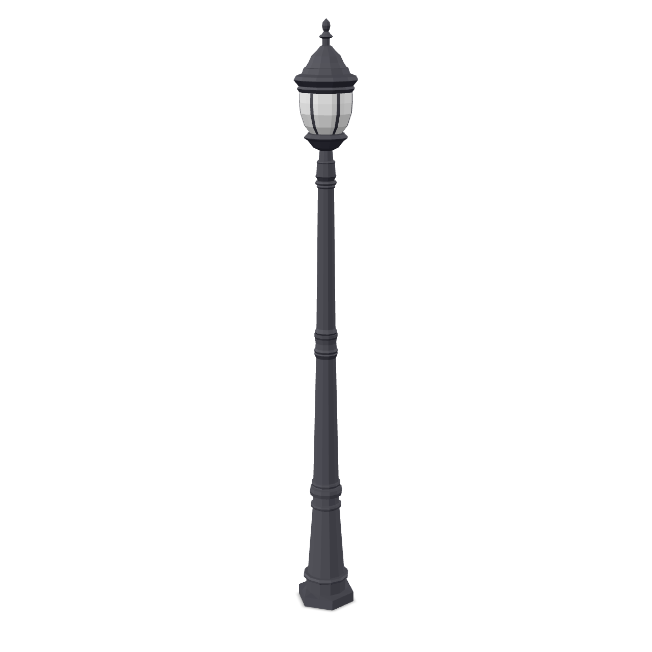 Classic Street Lamp 3D Model
